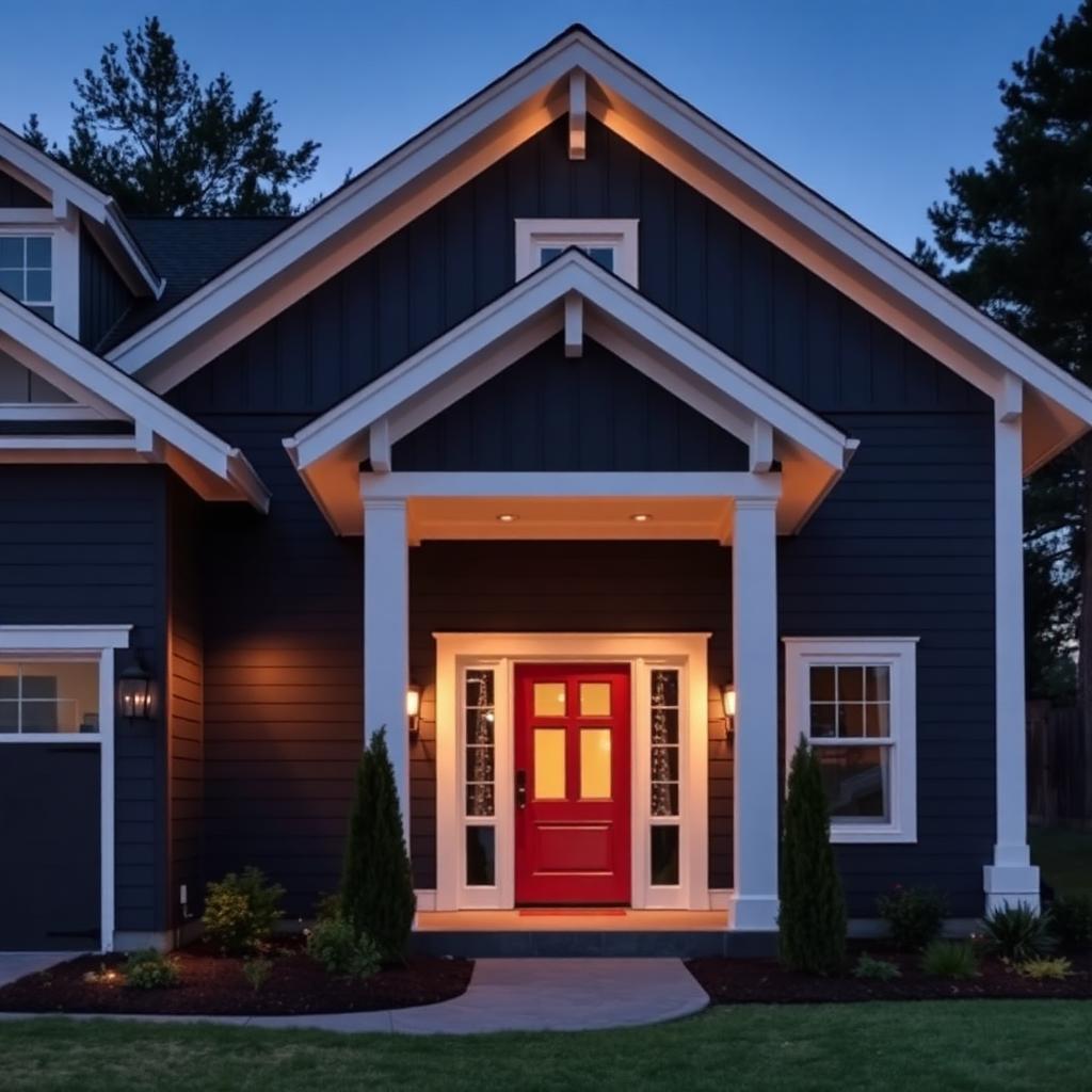 Charcoal craftsman exterior